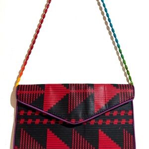 Handmade Ankara African print shoulder/ clutch bag